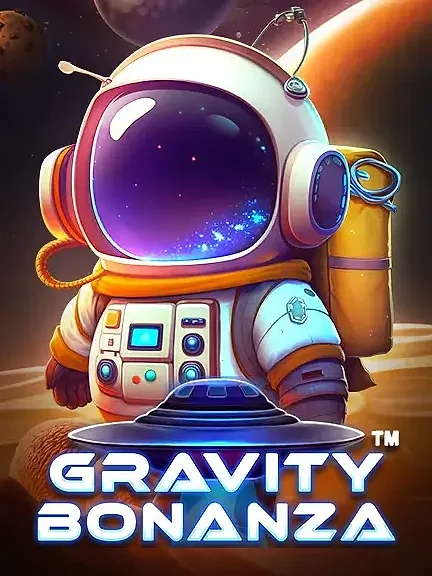 Gravity Bonanza — слот в каталоге Topmatch: астронавт в шлеме рядом с планетой