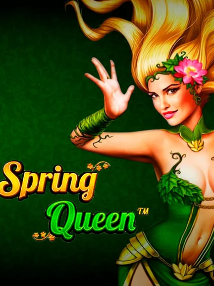 Spring Queen — слот в каталоге Topmatch: весенняя королева с цветком в волосах