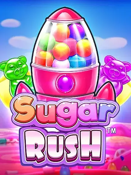 Sugar Rush — слот в каталоге Topmatch: розовый автомат с жвачкой и мармеладные мишки